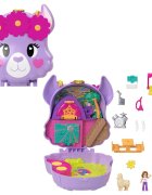 Polly Pocket Set de joaca cu 2 papusi si 13 accesorii Camp Adventure Llama HKV33