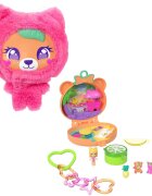 Polly Pocket Set de joaca cu papusa Plushie Bear Compact JKC79