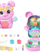 Polly Pocket Set de joaca cu papusa si accesorii in gentuta Garden Bunny JCR40