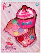 Pretty Pinky Set de machiaj cu 2 niveluri in forma de briosa