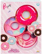Pretty Pinky Set de machiaj cu 2 niveluri in forma de gogoasa