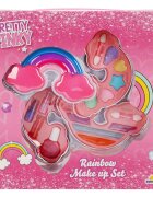 Pretty Pinky Set de machiaj cu 3 niveluri Curcubeu