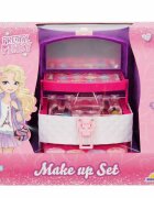 Pretty Pinky Set de make-up in gentuta cu 3 sertare