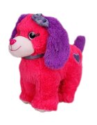 Puffy Friends Caine de plus colorat Roz inchis 25 cm