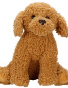 Puffy Friends Jucarie de plus Catelus Poodle Maro deschis 33 cm