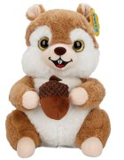 Puffy Friends Jucarie de plus Veverita cu ghinda Maro deschis 30 cm