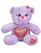 Puffy Friends Ursulet de plus colorat Mov 26 cm
