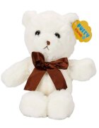 Puffy Friends Ursulet de plus cu funda Alb 20 cm