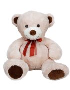 Puffy Friends Ursulet de plus cu fundita rosie 60 cm