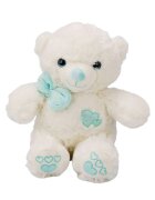 Puffy Friends Ursulet de plus cu papion Bleu 30 cm