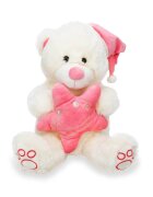 Puffy Friends Ursulet de plus cu steluta Roz 38 cm