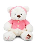 Puffy Friends Ursulet de plus cu tricou Roz 43 cm