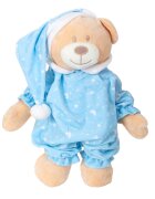 Puffy Friends Ursulet de plus in pijama Albastru 30 cm