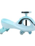 Qitong Masinuta fara pedale cu lumini si sunete Swing Car Bleu
