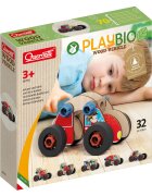 Quercetti Set constructie Vehicule din lemn Play Bio 32 piese
