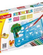 Quercetti Set de desen cu sabloane Stencil Design Farm 19 piese