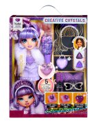 Rainbow High Papusa Creative Crystals Violet Willow 121404EUC