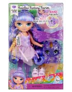Rainbow High Papusa Littles Rainbow Fantasy Fairies Amethyst 543435EUC