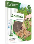 Raspundel Istetel Carte interactiva cu autocolante Animale