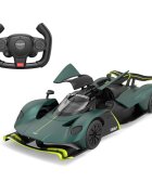 Rastar Masina cu telecomanda Aston Martin Valkyrie Amr Pro Verde inchis 1:14