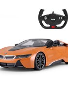 Rastar Masina cu telecomanda BMW I8 Roadster 1:12 Portocaliu