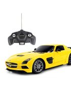 Rastar Masinuta cu telecomanda Mercedes-Benz SLS 1:18 Galben