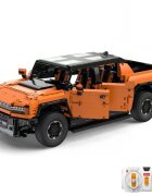 Rastar Set constructie masinuta cu telecomanda Hummer Ev 1:10 3851 piese