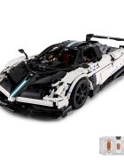 Rastar Set constructie masinuta cu telecomanda Pagani Huayra Alb 1:8 2899 piese