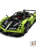 Rastar Set constructie masinuta cu telecomanda Pagani Huayra Verde 1:8 2899 piese