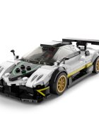 Rastar Set constructie masinuta Pagani Zonda R Alb 1:28 387 piese