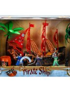 Red Beard Set corabie si 4 figurine pirati