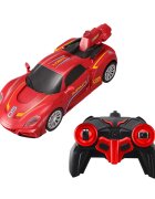 Revolt Masinuta transformabila cu telecomanda Robot Racer Rosu