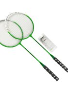 Rising Sports Set Badminton cu 2 rachete si 3 fluturasi