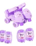 Rising Sports Set patine cu rotile si protectii Kuromi Marime 25-31 Mov