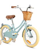 Rizz Jr Bicicleta cu roti ajutatoare si cos 16 inch Gri