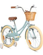 Rizz Jr Bicicleta cu roti ajutatoare si cos 20 inch Gri