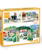 Scratch Puzzle Viata la Zoo 12 piese