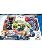 Silverlit Set 2 roboti cu telecomanda Robo Kombat Tornado 360 Punch Portocaliu-Rosu