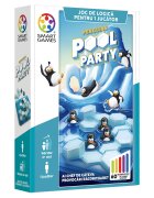 Smart Games Joc de logica cu 60 de provocari Penguins Pool Party