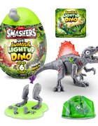 Smashers Figurina surpriza in ou Dino Jurassic Light-Up Gri