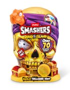Smashers Set figurine si accesorii surpriza Gold Treasure Hunter Dino Island Portocaliu