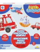 Smile Games Puzzle educational cu vehicule 36 piese