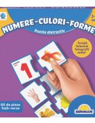 Smile Games Puzzle Sa invatam numere culori si forme 60 piese