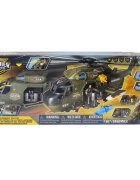 Soldier Force Set elicopter cu masinuta si 2 figurine soldati