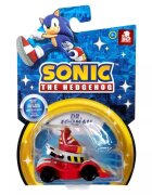 Sonic the Hedgehog Masinuta din metal cu figurina Dr. Eggman 1:64