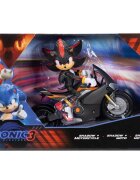 Sonic the Hedgehog Set de joaca Shadow cu motocicleta 13 cm
