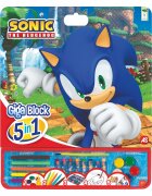 Sonic the Hedgehog Set pentru desen Giga Block 5 In 1