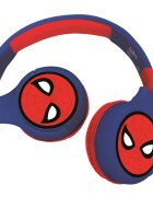 Spiderman Casti pliabile cu fir si bluetooth Lexibook