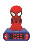 Spiderman Ceas desteptator digital cu lumina de noapte Lexibook