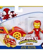 Spidey and His Amazing Friends Figurina cu vehicul Iron Man cu Iron Racer F3992